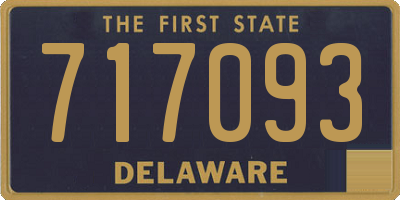 DE license plate 717093