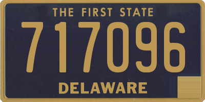 DE license plate 717096