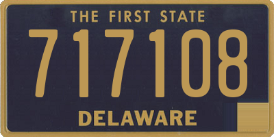 DE license plate 717108