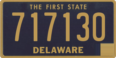 DE license plate 717130
