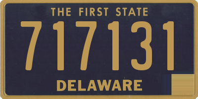 DE license plate 717131