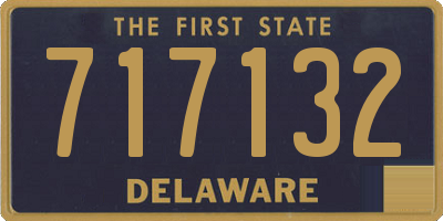 DE license plate 717132