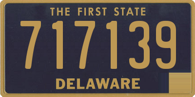 DE license plate 717139