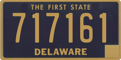 DE license plate 717161