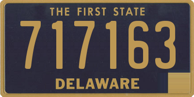 DE license plate 717163