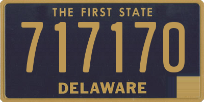 DE license plate 717170