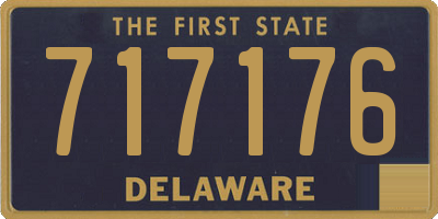 DE license plate 717176