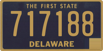 DE license plate 717188