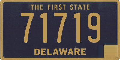 DE license plate 71719