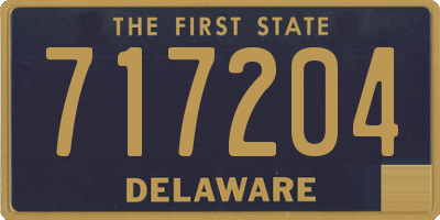 DE license plate 717204