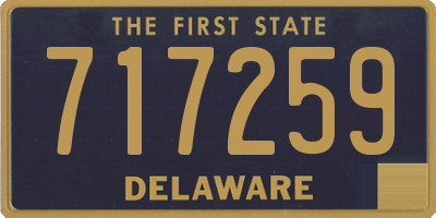 DE license plate 717259