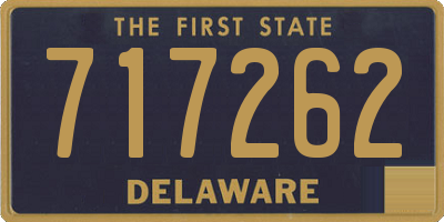 DE license plate 717262