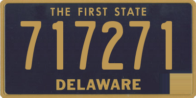 DE license plate 717271