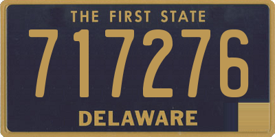 DE license plate 717276