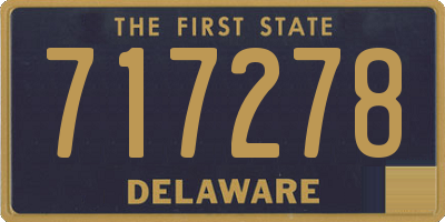 DE license plate 717278