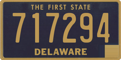 DE license plate 717294