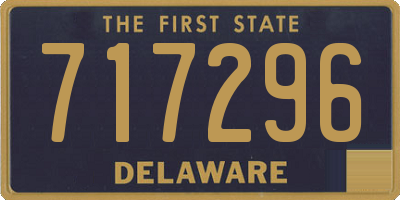 DE license plate 717296