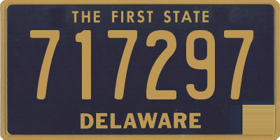 DE license plate 717297