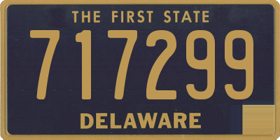 DE license plate 717299