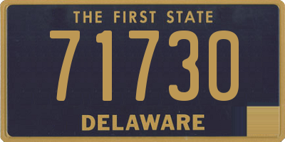 DE license plate 71730