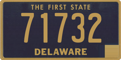 DE license plate 71732