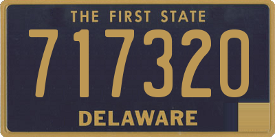 DE license plate 717320
