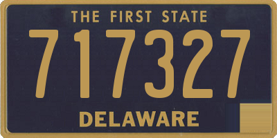 DE license plate 717327