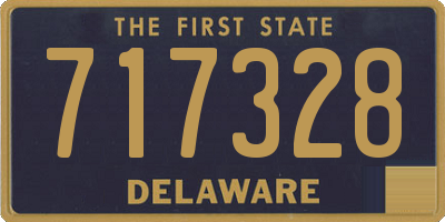 DE license plate 717328