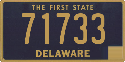 DE license plate 71733