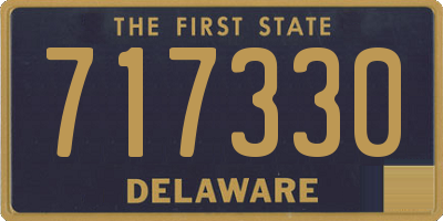 DE license plate 717330