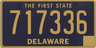 DE license plate 717336