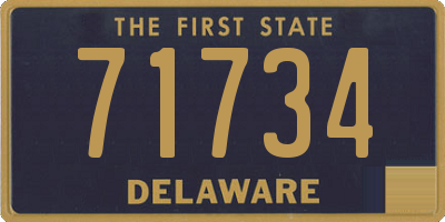 DE license plate 71734