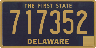 DE license plate 717352