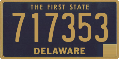 DE license plate 717353