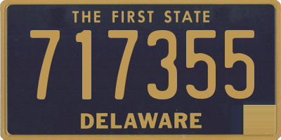DE license plate 717355