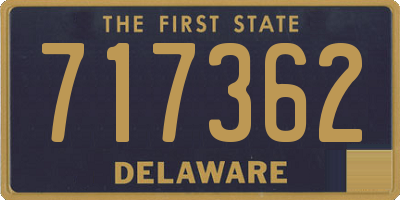 DE license plate 717362