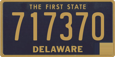 DE license plate 717370