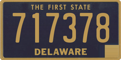 DE license plate 717378