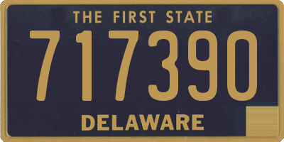 DE license plate 717390