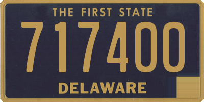 DE license plate 717400