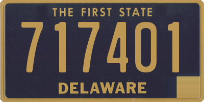DE license plate 717401