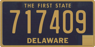 DE license plate 717409