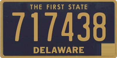 DE license plate 717438