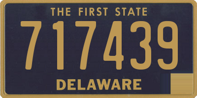 DE license plate 717439