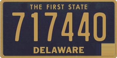 DE license plate 717440