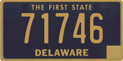 DE license plate 71746
