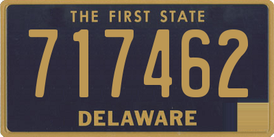 DE license plate 717462