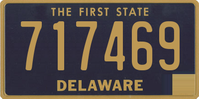 DE license plate 717469