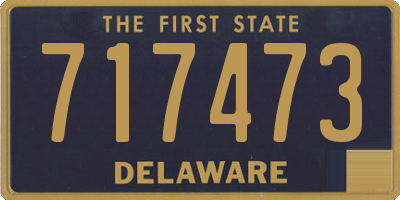 DE license plate 717473