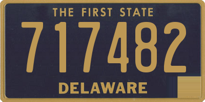 DE license plate 717482